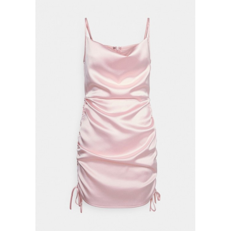 Kobiety DRESS | Missguided Petite COWL NECK DRESS - Sukienka koktajlowa - rose/jasnoróżowy - TP40563