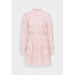 Kobiety DRESS | NIKKIE REBECY BRODERIE DRESS - Sukienka koktajlowa - burnished pink/różowy melanż - PH06521