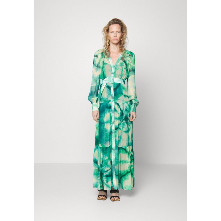 Kobiety DRESS | Pinko COSTANTINO - Sukienka koktajlowa - green/yellow/zielony - NE28845