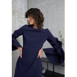 Kobiety DRESS | Roksanda CAMELLIA DRESS - Sukienka koktajlowa - new navy/light fluro orange/granatowy - AO24389