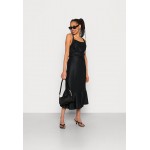 Kobiety DRESS | Scotch & Soda MIDI LENGTH PINAFORE DRESS - Sukienka koktajlowa - black/czarny - UC83689