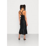 Kobiety DRESS | Scotch & Soda MIDI LENGTH PINAFORE DRESS - Sukienka koktajlowa - black/czarny - UC83689