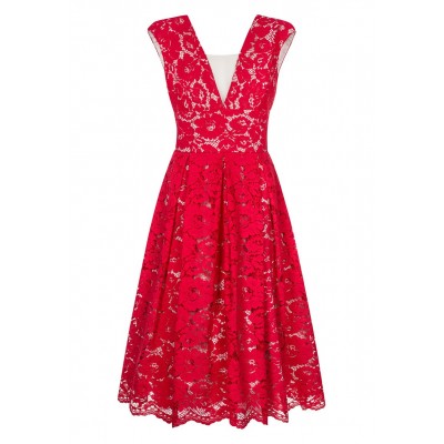 Kobiety DRESS | Swing RAMONA - Sukienka koktajlowa - red/czerwony - JW36416