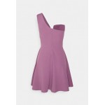 Kobiety DRESS | WAL G PETITE ANNIE ONE SHOULDER SKATER DRESS - Sukienka z dżerseju - mauve pink/różowy - ME67074