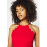 Kobiety DRESS | WAL G. YELDA SCALLOP NECK DRESS - Sukienka koktajlowa - red/czerwony - LY94161