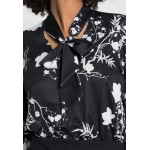 Kobiety DRESS | Anna Field 2-1 Casual Smart bow mini dress - Sukienka etui - black/white/czarny - MR66609