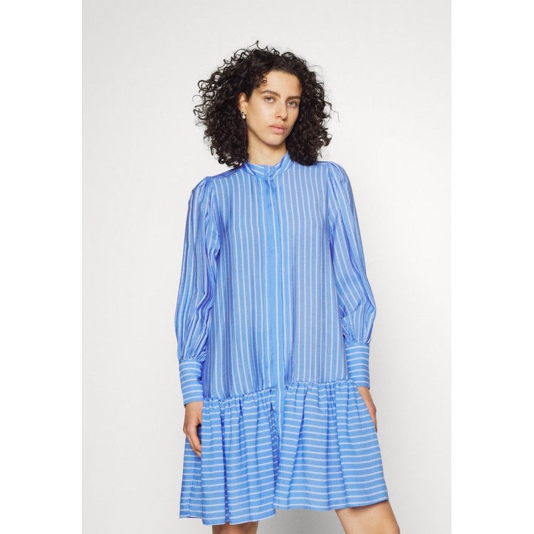 Kobiety DRESS | Bruuns Bazaar AMARA DELILAH DRESS - Sukienka koszulowa - blue/niebieski - PM69585