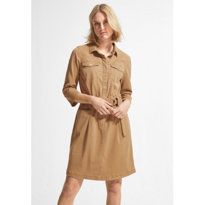 Kobiety DRESS | comma casual identity Sukienka jeansowa - brown/brązowy - PH38235