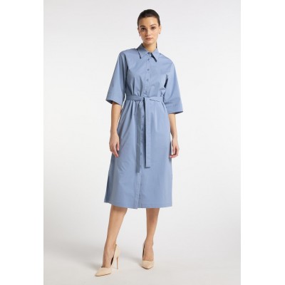 Kobiety DRESS | DreiMaster Sukienka koszulowa - graublau/szary - GM42507