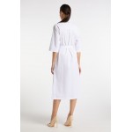 Kobiety DRESS | DreiMaster Sukienka koszulowa - weiss/biały - PA34489