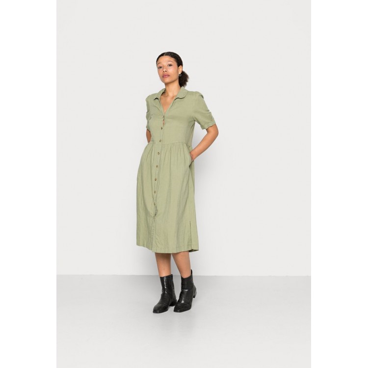 Kobiety DRESS | Esprit DRESSES LIGHT WOVEN - Sukienka koszulowa - light khaki/khaki - QG39357