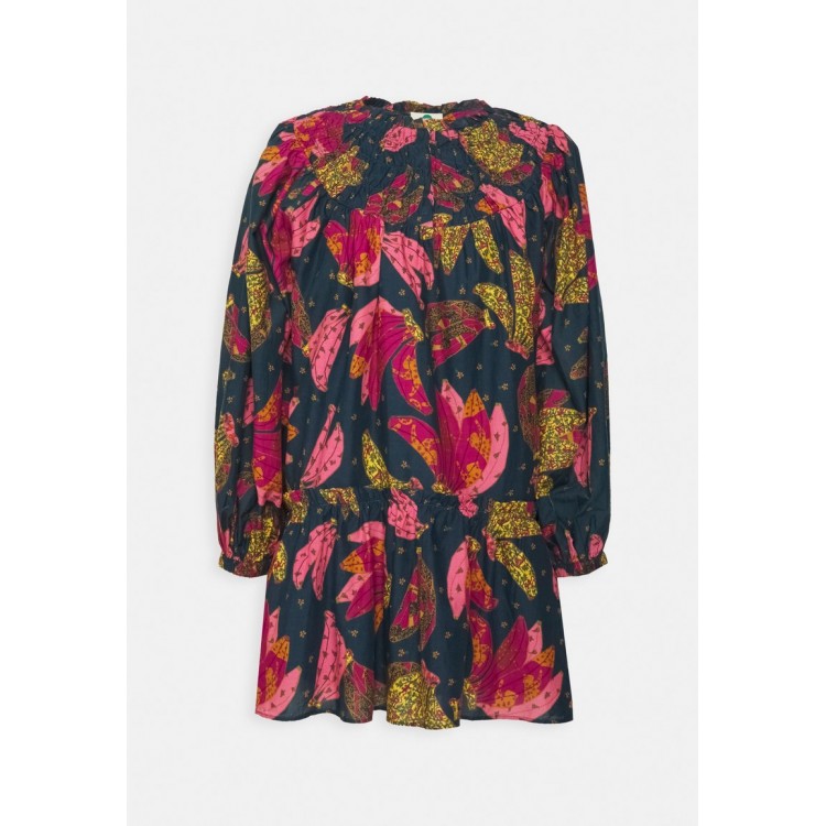 Kobiety DRESS | Farm Rio PATCHWORK BANANAS MINI DOLL DRESS - Sukienka koszulowa - multicoloured/wielokolorowy - FW85954