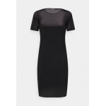 Kobiety DRESS | Fila NAKIA TIGHT DRESS - Sukienka z dżerseju - black/czarny - CO24879