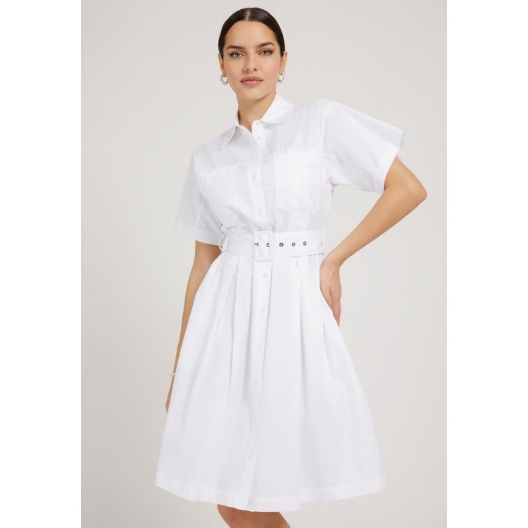 Kobiety DRESS | Guess Sukienka koszulowa - weiß/biały - OJ93112