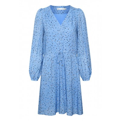 Kobiety DRESS | InWear NILAIW  - Sukienka koszulowa - silver lake blue small dots/niebieski - YH77380