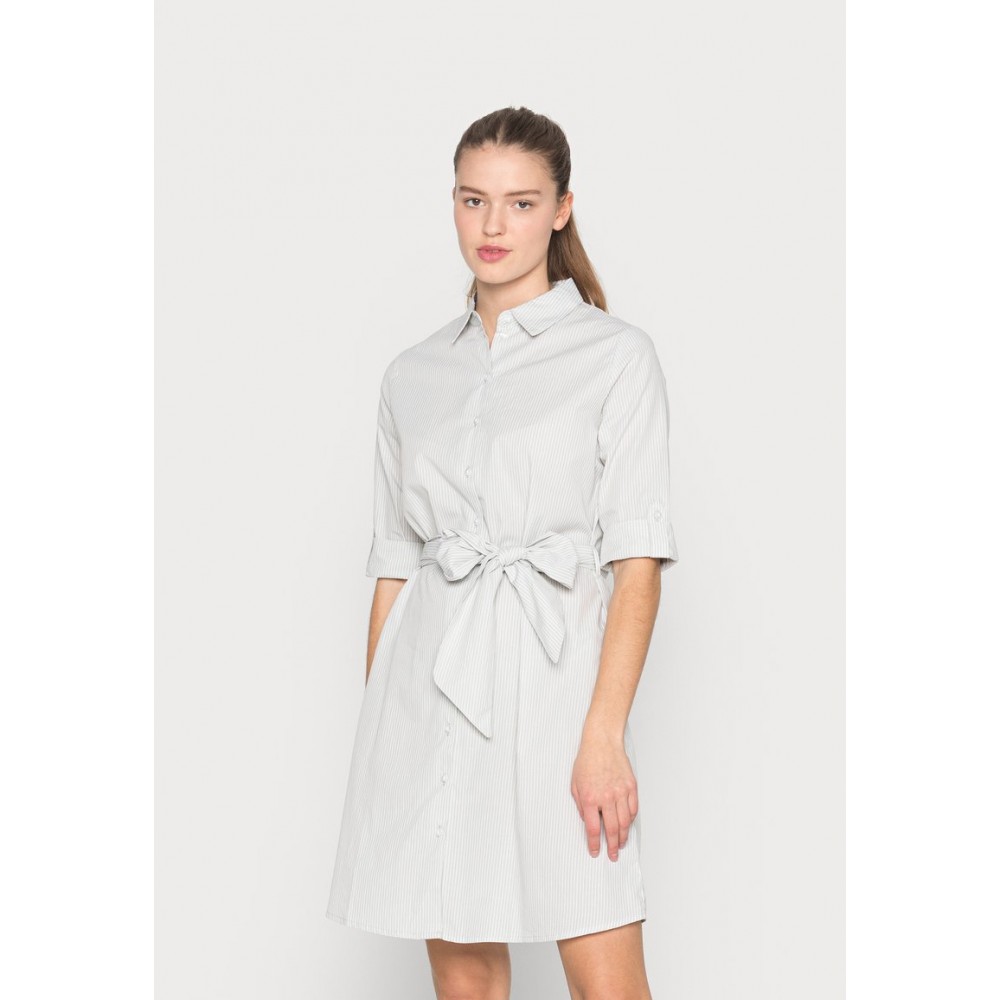 Kobiety DRESS | JDY JDYHALL DRESS - Sukienka koszulowa - mineral gray/jasnozielony - EP59658