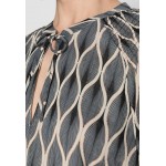 Kobiety DRESS | Kaffe SIMI DRESS - Sukienka koszulowa - blue/black/chalk graphic/niebieski - BC59593