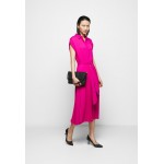 Kobiety DRESS | Lauren Ralph Lauren DRAPEY DRESS - Sukienka koszulowa - nouveau bright pi/różowy - ZI33232