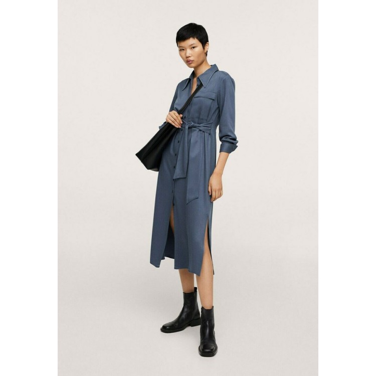 Kobiety DRESS | Mango Sukienka koszulowa - bleu/granatowy - FG31389