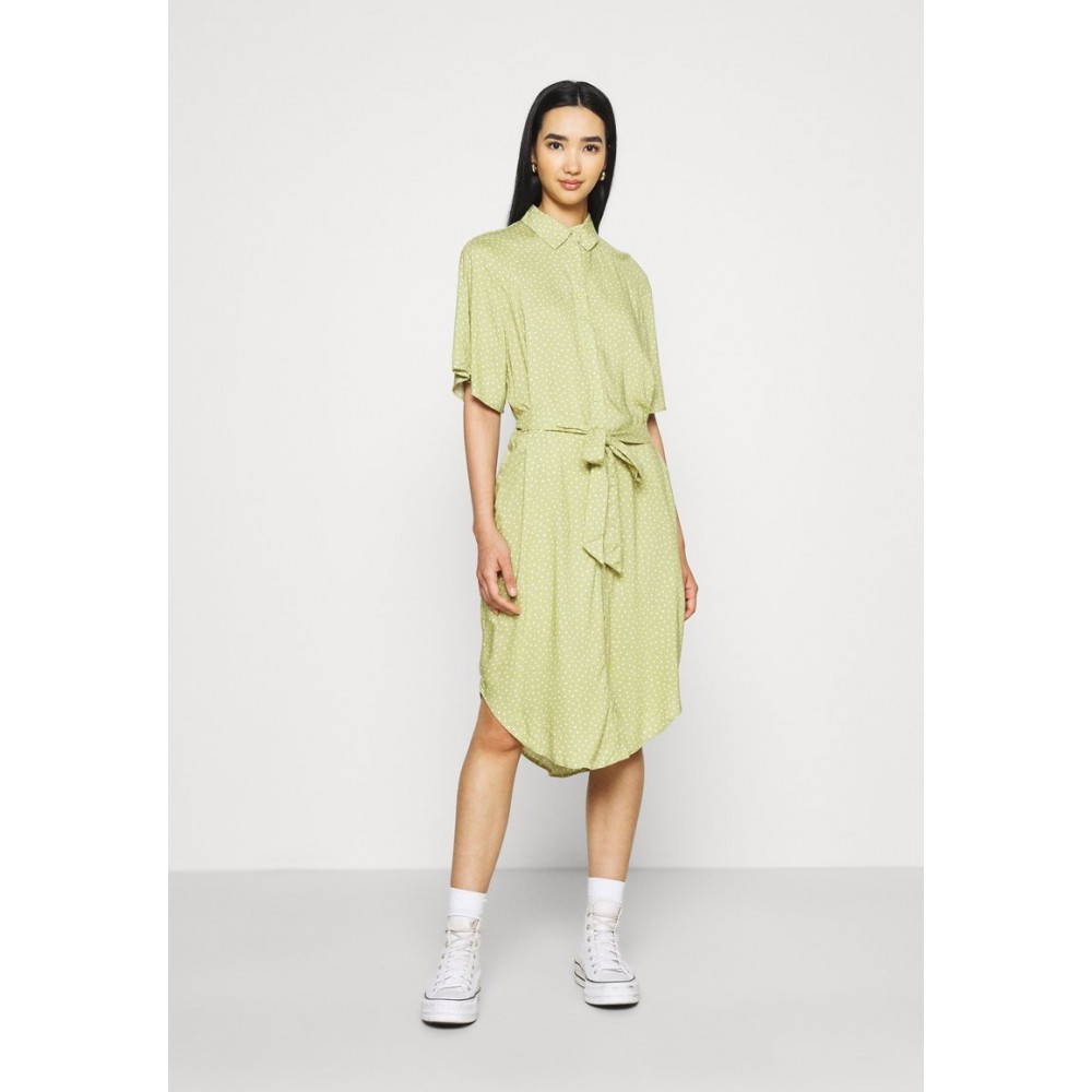 Kobiety DRESS | Monki Sukienka koszulowa - green/zielony - ZI92968