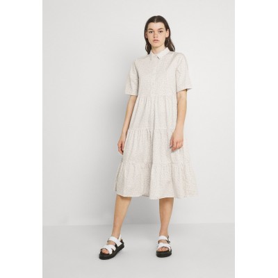 Kobiety DRESS | Monki Sukienka koszulowa - white light/biały - AM94738