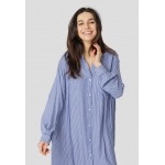 Kobiety DRESS | moshi moshi mind Sukienka koszulowa - mazarine stripe/niebieski - MX14173