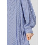 Kobiety DRESS | moshi moshi mind Sukienka koszulowa - mazarine stripe/niebieski - MX14173