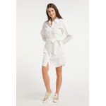 Kobiety DRESS | myMo Sukienka koszulowa - wollweiss/biały - FV98063