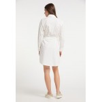 Kobiety DRESS | myMo Sukienka koszulowa - wollweiss/biały - FV98063