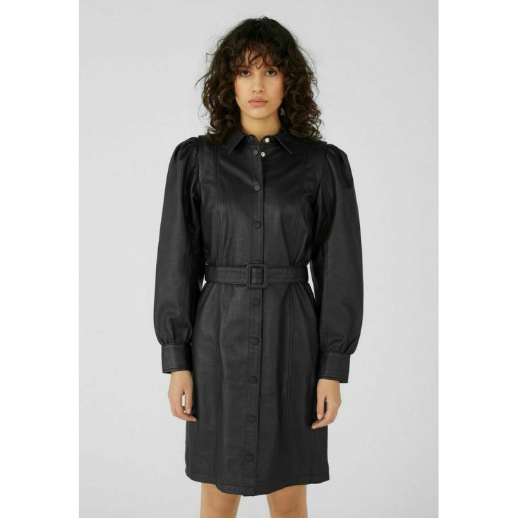 Kobiety DRESS | Object Sukienka koszulowa - black/czarny - MZ98409