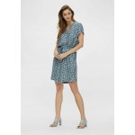 Kobiety DRESS | Object Sukienka koszulowa - blue mirage/granatowy melanż - XM45646