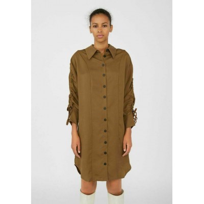 Kobiety DRESS | Object Sukienka koszulowa - sepia/brązowy - QA52350