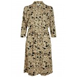 Kobiety DRESS | Object Sukienka koszulowa - silver gray/beżowy - EQ01336