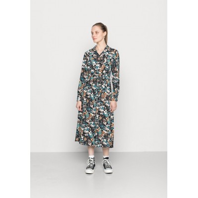 Kobiety DRESS | ONLY ONLASTRID MIDI DRESS - Sukienka koszulowa - mallard greendolls/ciemnozielony - NO49100