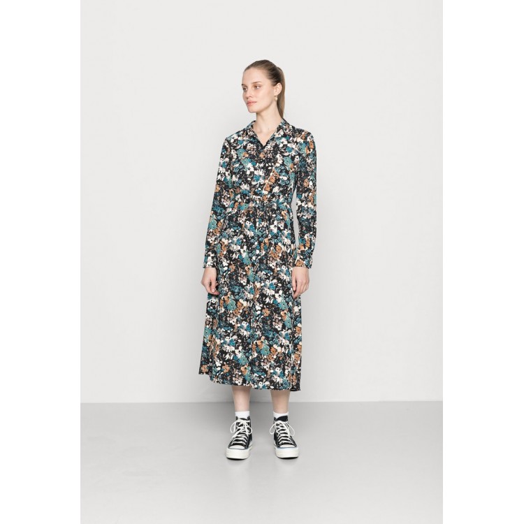Kobiety DRESS | ONLY ONLASTRID MIDI DRESS - Sukienka koszulowa - mallard greendolls/ciemnozielony - NO49100