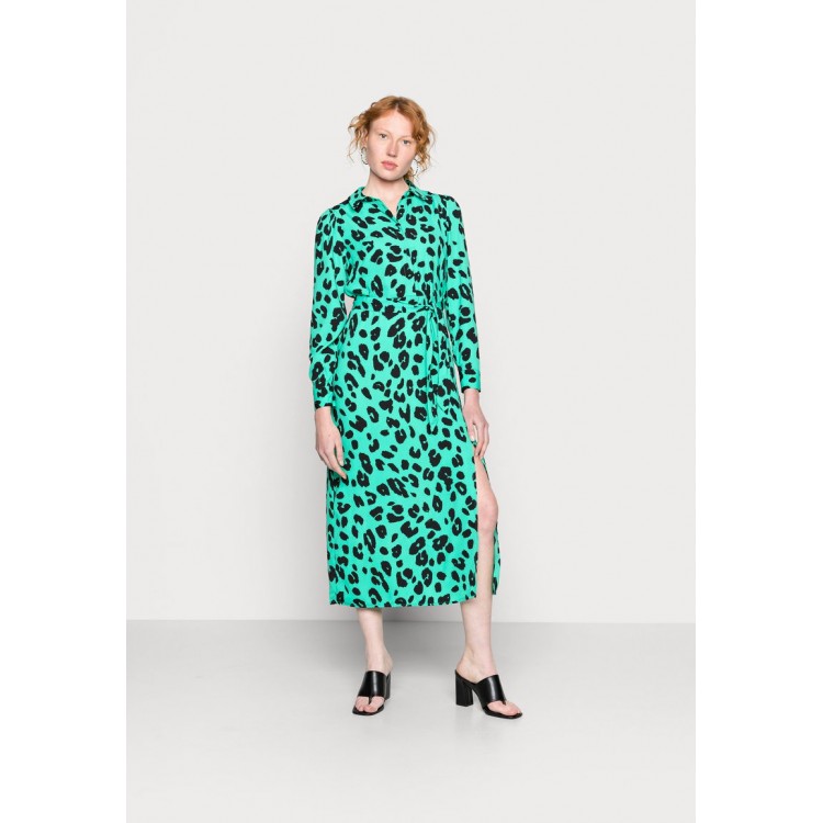 Kobiety DRESS | ONLY ONLJULIA LIFE MIDI DRESS - Sukienka koszulowa - green/zielony - KA96316