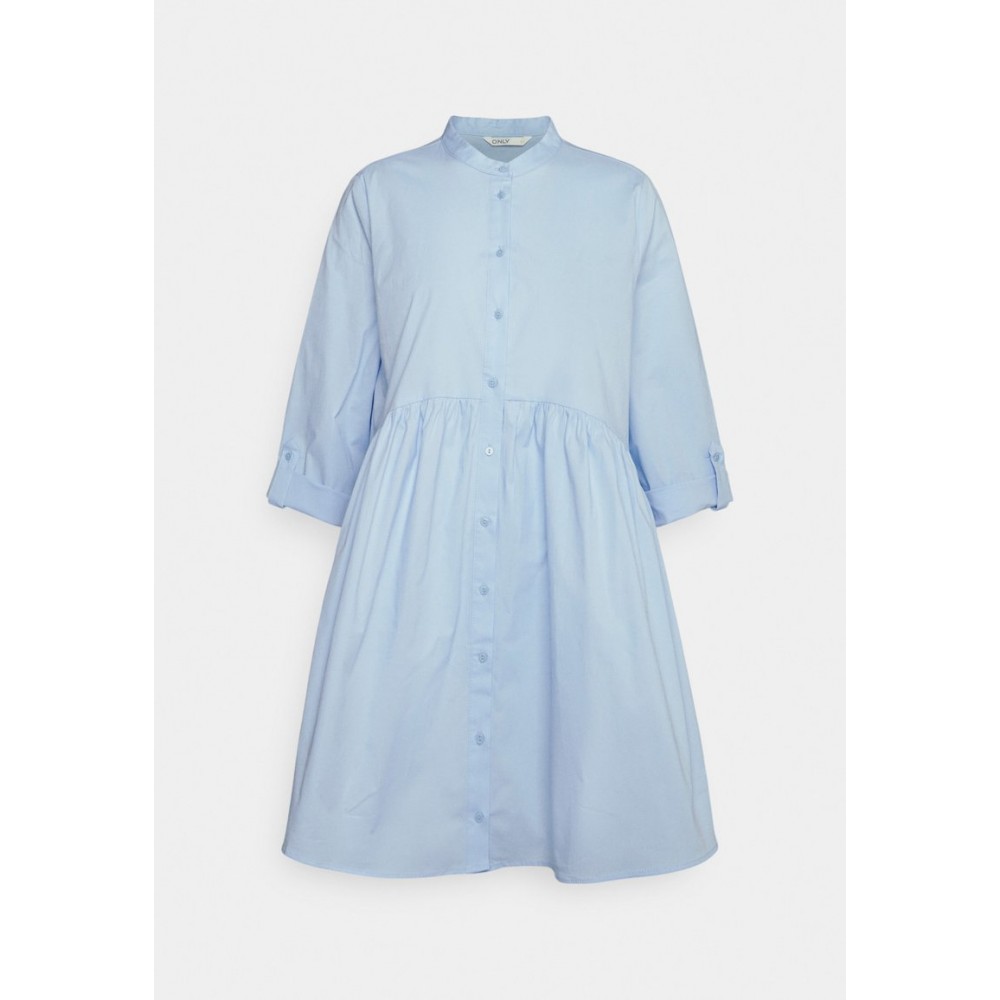 Kobiety DRESS | ONLY Petite ONLDITTE LIFE DRESS - Sukienka koszulowa - blue fog/niebieski - CC80061