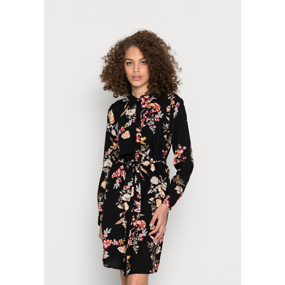 Kobiety DRESS | Pieces PCKAITLYN DRESS - Sukienka koszulowa - black/czarny - BO56553