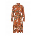 Kobiety DRESS | Pieces Sukienka koszulowa - leather brown/brązowy - BN34676