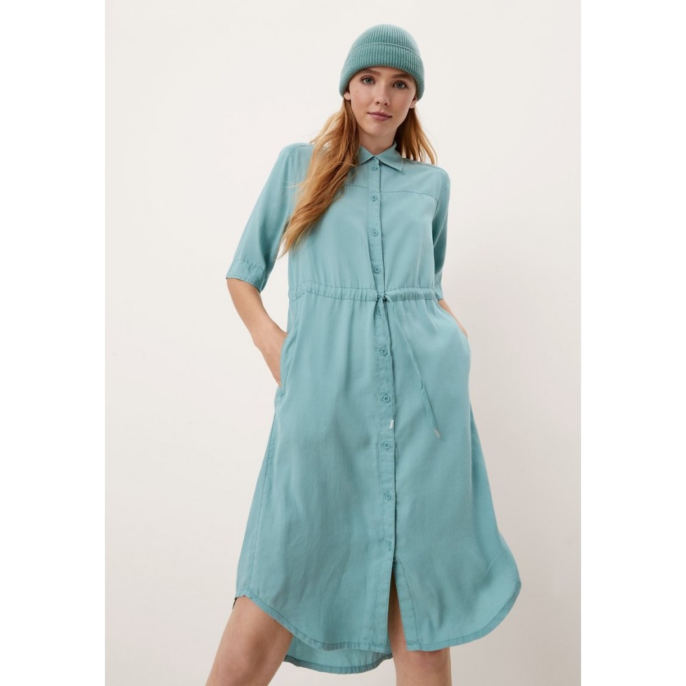 Kobiety DRESS | QS by s.Oliver Sukienka koszulowa - petrol/turkusowy - NO94668