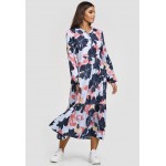 Kobiety DRESS | Re.draft Sukienka koszulowa - print skyway blue/różowy - GE07753