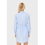 Kobiety DRESS | Stradivarius Sukienka koszulowa - light blue/jasnoniebieski - KR02712