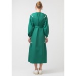 Kobiety DRESS | Touché Privé SHIRRED POPLIN - Sukienka koszulowa - green/zielony - XW65794