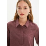 Kobiety DRESS | Trendyol PARENT - Sukienka koszulowa - burgundy/bordowy - YL51362