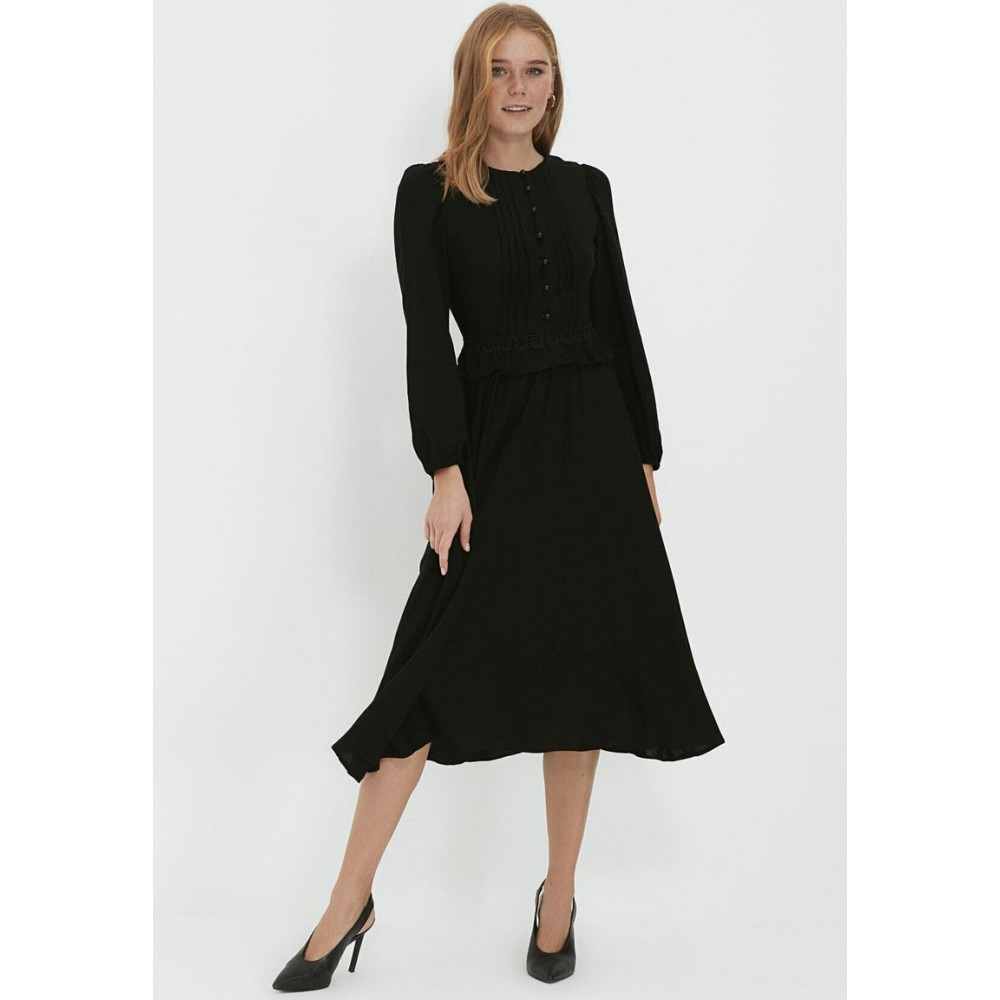 Kobiety DRESS | Trendyol Sukienka koszulowa - black/czarny - JD45030