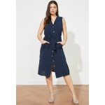 Kobiety DRESS | Trendyol Sukienka koszulowa - navy blue/granatowy - QG98886