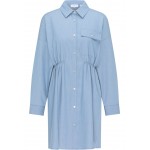 Kobiety DRESS | usha Sukienka koszulowa - blau/jasnoniebieski - JX95685