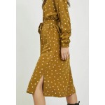 Kobiety DRESS | Vila Sukienka koszulowa - butternut/ciemnożółty - VU56612