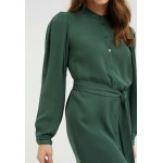 Kobiety DRESS | WE Fashion MET STRUCTUUR - Sukienka koszulowa - moss green/khaki - HM66962