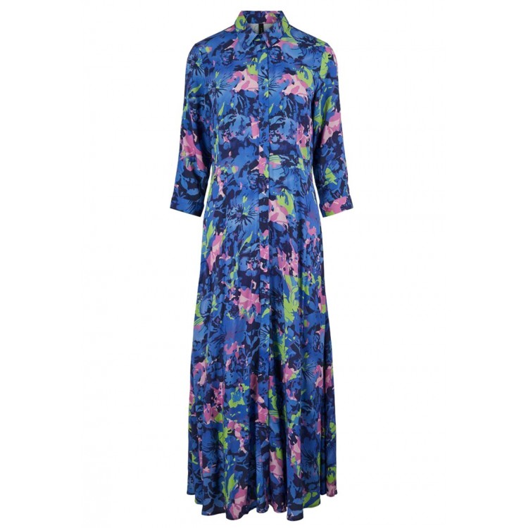 Kobiety DRESS | YAS YASSAVANNA LONG SHIRT DRESS - Sukienka koszulowa - strong blue/granatowy - TB34297